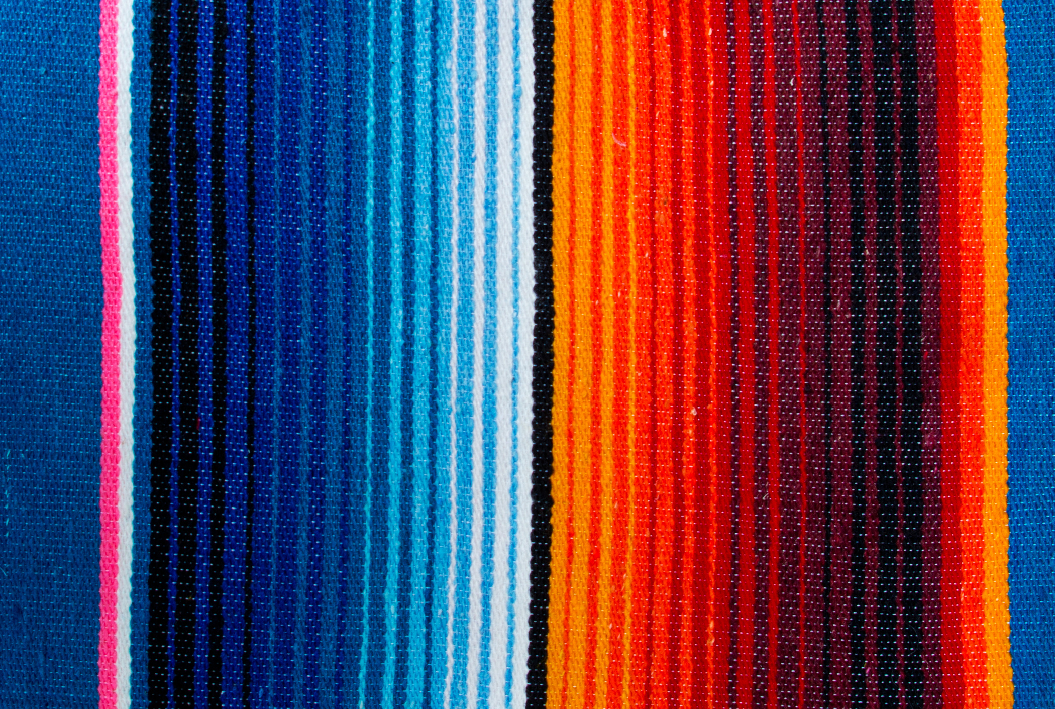 Mexican Serape Blanket, Textile Background
